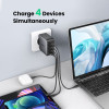 Быстрая зарядка Ugreen для iPhone / MacBook GaN зарядка 4 в 1 (100 W)
