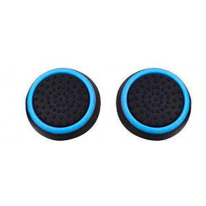 PS4 cиликоновые накладки на стики dualshock 4 (Black-Light blue) (2шт) PS4 cиликоновые накладки на стики dualshock 4 (Black-Light blue) (2шт)
