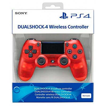 Джойстик PS4 V2 Dualshock 4 Controller Red Crystal (Оригинал)