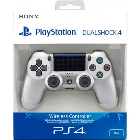 Джойстик PS4 V2 Dualshock 4 Controller Серебряный (Оригинал)