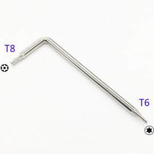 Xbox One, PS4,PS3, Xbox 360 Г-образный ключ Torx T6, T8 Инструмент Xbox One, PS4,PS3, Xbox 360 Г-образный ключ Torx T6, T8 Инструмент