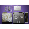 Корпус Game Boy Advance SP (Premium) (Серебряный) (Марио)