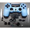 Корпус для джойстика PS4 Dualshock 4 JDM-030 в сборе (Gray Blue) (Оригинал)