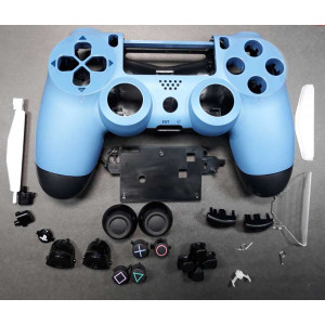 Корпус для джойстика PS4 Dualshock 4 JDM-030 в сборе (Gray Blue) (Оригинал) Корпус для джойстика PS4 Dualshock 4 JDM-030 в сборе (Gray Blue) (Оригинал)