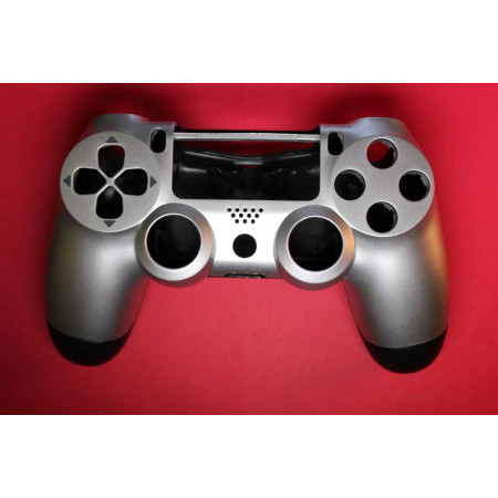 Корпус джойстика PS4 Dualshock 4 JDM-011 (Серебряный) (Премиум)