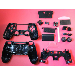 Корпус джойстика PS4 Dualshock 4 JDM-001 в сборе (Чёрный) (Премиум) Корпус джойстика PS4 Dualshock 4 JDM-001 в сборе (Чёрный) (Премиум)