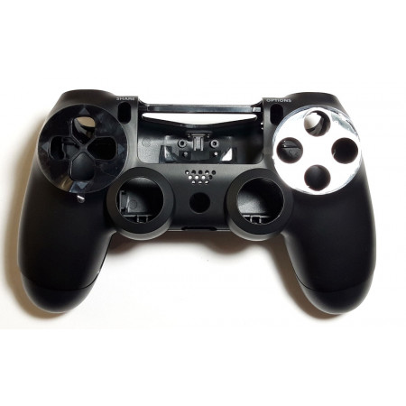 Корпус джойстика PS4 Dualshock 4 JDM-011 (Чёрный) Премиум
