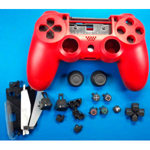 Корпус джойстика PS4 Dualshock 4 JDM-040 в сборе (Красный) (Оригинал) Корпус джойстика PS4 Dualshock 4 JDM-040 в сборе (Красный) (Оригинал)