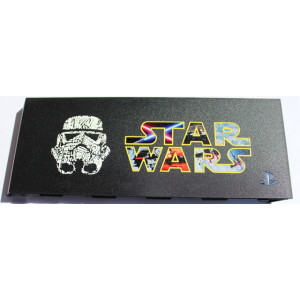 Лицевая панель крышка отсека HDD Playstation 4 (PS4) Star Wars (матовая) (Foxconn)