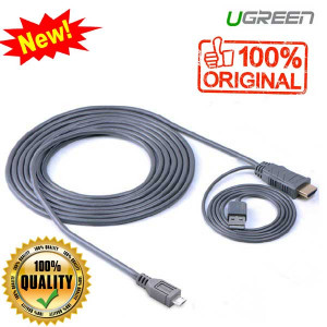 MHL 2.0 HDMI HDTV адаптер Micro USB (11 Pin) - micro USB to HDMI (Ugreen) (Original) MHL 2.0 HDMI HDTV адаптер Micro USB (11 Pin) - micro USB to HDMI (Ugreen) (Original)