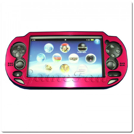 PS Vita алюминиевая накладка (Pink) (PCH-1000)