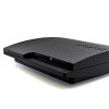 PS3 Slim виниловая наклейка Carbon (black) Premium
