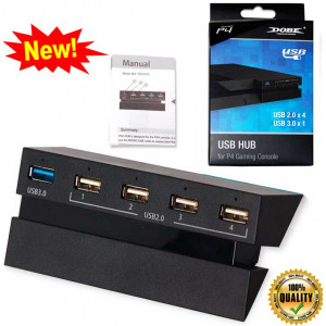 PS4 USB Hub 5 портов USB (Playstation 4)(Dobe) PS4 USB Hub 5 портов USB (Playstation 4)(Dobe)