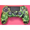 Силиконовый чехол для джойстика PS4 Dualshock 4 зеленый камуфляжный
