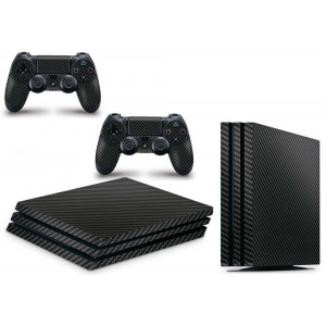 PS4 Pro виниловая наклейка Carbon (Premium) Black PS4 Pro виниловая наклейка Carbon (Premium) Black