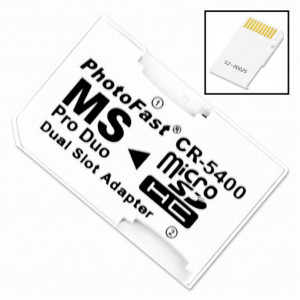 PhotoFast CR-5400 Dual slot adapter PSP (Original) PhotoFast CR-5400 Dual slot adapter PSP (Original)