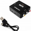 Переходник HDMI в AV (тюльпаны 3 RCA, композитный выход) (Kebidu)