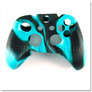 Xbox ONE силиконовый чехол для джойстика (камуфляж)(Blue-black) Xbox ONE силиконовый чехол для джойстика (камуфляж)(Blue-black)