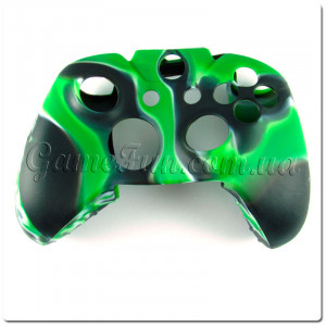 Xbox ONE силіконовий чохол для джойстика (камуфляж) (Green-black)