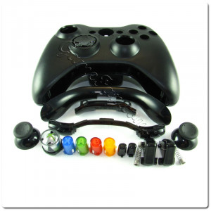 Xbox 360 корпус для беспроводного джойстика (Black) (оригинал) Xbox 360 корпус для беспроводного джойстика (Black) (оригинал)