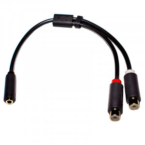 Кабель аудио 2 RCA (мама)-jack 3.5mm (мама) Оригинал (Ugreen) Кабель аудио 2 RCA (мама)-jack 3.5mm (мама) Оригинал (Ugreen)