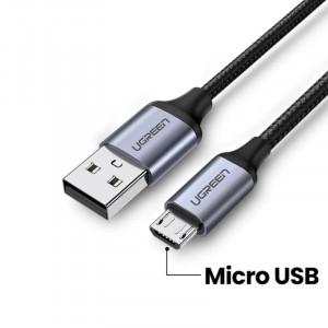 Кабель Micro USB для зарядки Джойстика PS4/Xbox one 3 метра Ugreen Оригинал Кабель Micro USB для зарядки Джойстика PS4/Xbox one 3 метра Ugreen Оригинал