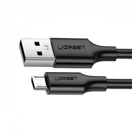 Кабель Micro USB для зарядки Джойстика PS4/Xbox one 2 метра Ugreen Оригинал (черный)