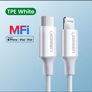 Кабель USB Type C - Lightning для зарядки iPhone 13 / Macbook Pro PD 20W Кабель USB Type C - Lightning для зарядки iPhone 13 / Macbook Pro PD 20W