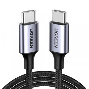 Кабель USB Type C Ugreen для быстрой зарядки MacBook / iPad Pro 1 м. (100 W) Кабель USB Type C Ugreen для быстрой зарядки MacBook / iPad Pro 1 м. (100 W)