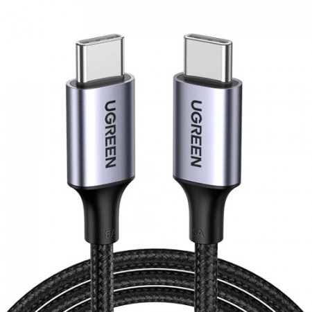 Кабель USB Type C Ugreen для быстрой зарядки MacBook / iPad Pro 1 м. (100 W)