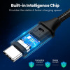 Кабель USB Type C Ugreen для быстрой зарядки MacBook / iPad Pro 1 м. (100 W)
