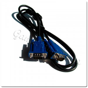 Кабель VGA-VGA 1.4 М с ферритовыми сердечниками Кабель VGA-VGA 1.4 М с ферритовыми сердечниками