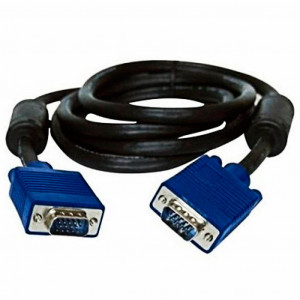 Кабель VGA-VGA 3 м с ферритовыми сердечниками (Atcom) (Ultra) (Экранированный) Кабель VGA-VGA 3 м с ферритовыми сердечниками (Atcom) (Ultra) (Экранированный)