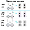 Контактні гумки для джойстика Dualshok PS4 (JDM-001, JDM-011, JDM-020) (Оригінал)