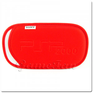 PSP мягкий чехол с ремешком (Red)