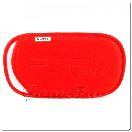 PSP мягкий чехол с ремешком (Red)