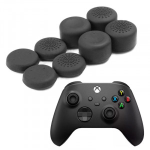 Силиконовые накладки для джойстика Xbox Series S|X / Xbox One / Elite Controller 8 шт черные Силиконовые накладки для джойстика Xbox Series S|X / Xbox One / Elite Controller 8 шт черные