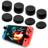 Силиконовые накладки на стики для Nintendo Switch черный 8 шт