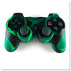 PS3 силіконовий чохол для джойстика (Камуфляж)(Green-Black)