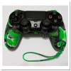 PS4 cиликоновый чехол для джойстика (Камуфляж)(Green-black) с ремешком