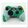 Xbox 360 силиконовый чехол для джойстика (камуфляж)(Green-white)