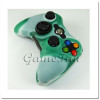 Xbox 360 силиконовый чехол для джойстика (камуфляж)(Green-white)