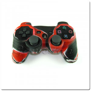 PS3 силиконовый чехол для джойстика (Камуфляж)(Red-black) PS3 силиконовый чехол для джойстика (Камуфляж)(Red-black)