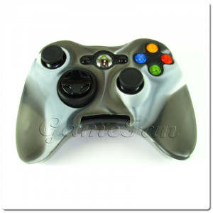 Xbox 360 силиконовый чехол для джойстика (камуфляж)(Grey-brown) Xbox 360 силиконовый чехол для джойстика (камуфляж)(Grey-brown)