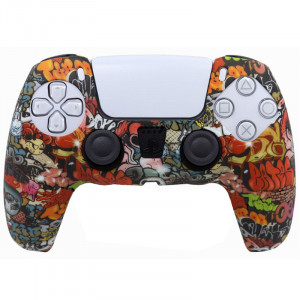 Силиконовый чехол для джойстика PS5 Dualsense граффити Tag Life Силиконовый чехол для джойстика PS5 Dualsense граффити Tag Life