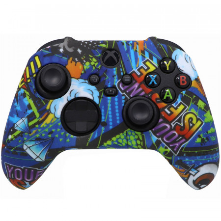 Силиконовый чехол для джойстика Xbox Series S / X граффити music