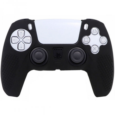 Силиконовый чехол для джойстика PS5 Dualsense черный