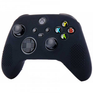 Силиконовый чехол для джойстика геймпада Microsoft Xbox Series X / S черный Силиконовый чехол для джойстика геймпада Microsoft Xbox Series X / S черный