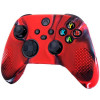 Силиконовый чехол для джойстика геймпада Microsoft Xbox Series X / S камуфляжный красный
