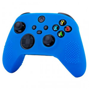 Силиконовый чехол для джойстика геймпада Microsoft Xbox Series X / S синий Силиконовый чехол для джойстика геймпада Microsoft Xbox Series X / S синий